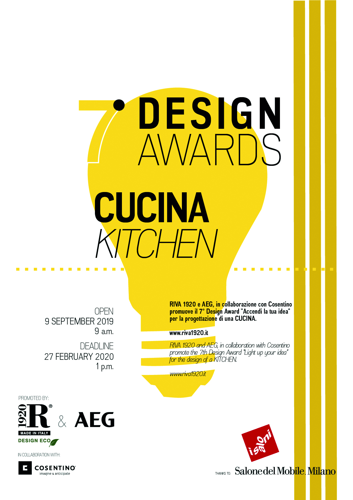 7° design award La cucina
